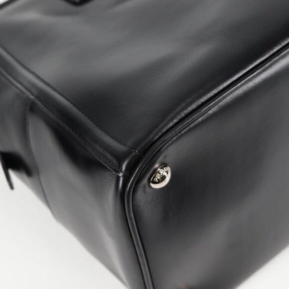 Prada Black Leather Handbag (Pre-Owned) - Picture 9 of 16